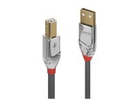 LINDY 0,5m USB 2.0 Typ A an B Kabel Cromo Line 480 Mbit/s