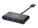 KENSINGTON UH4000 USB 3.0 4 Port Hub – schwarz