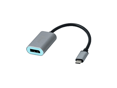 I-TEC USB C auf Display Port Metal Adapter 1x DP 4K 60Hz Ultra HD kompatibel mit Thunderbolt 3