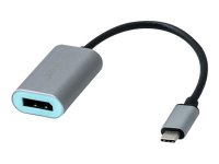 I-TEC USB C auf Display Port Metal Adapter 1x DP 4K 60Hz Ultra HD kompatibel mit Thunderbolt 3