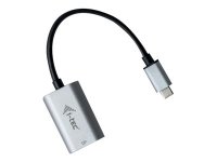 I-TEC USB C auf Display Port Metal Adapter 1x DP 4K 60Hz Ultra HD kompatibel mit Thunderbolt 3