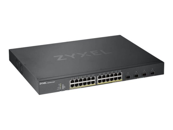 ZYXEL XGS1930-28HP 28 Port Smart Managed PoE Switch 24x Gigabit PoE and 4x 10G SFP+ hybird mode standalone or NebulaFlex Cloud 375W