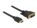 DELOCK HDMI zu DVI 24+1 Kabel bidirektional 1 m