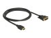 DELOCK HDMI zu DVI 24+1 Kabel bidirektional 1,5 m