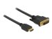 DELOCK HDMI zu DVI 24+1 Kabel bidirektional 2 m