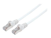 INTELLINET Cat6aPro Kabel Cat7 Rohkabel 1,5m RJ45 reines Kupfer LS0H halogenfrei AWG 26 vergoldete Kontakte 10 Gigabit weiss