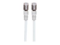 INTELLINET Cat6aPro Kabel Cat7 Rohkabel 5m RJ45 reines Kupfer LS0H halogenfrei AWG 26 vergoldete Kontakte 10 Gigabit weiss