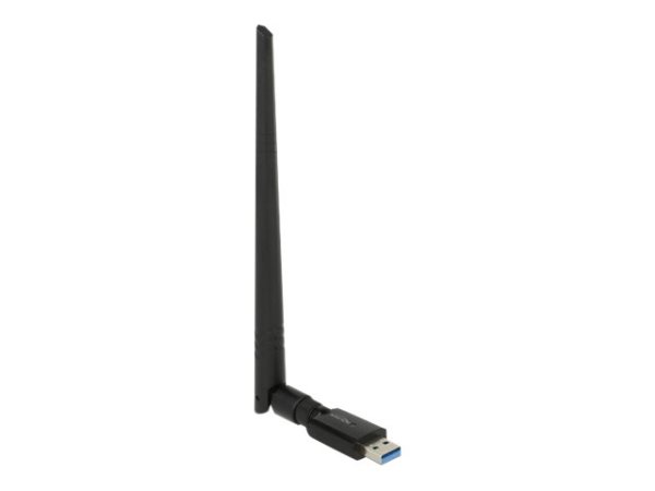 DELOCK USB 3.0 Dualband WLAN ac/a/b/g/n Stick 867 + 300 Mbps mit externer Antenne