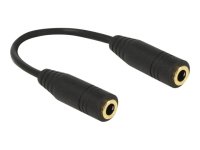 DELOCK Adapter Audio Klinke 3,5 mm 4 Pin Buchse >...