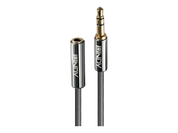 LINDY 1m 3,5mm Audiokabel Cromo Line