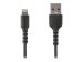 STARTECH.COM USB auf Lightning Kabel - 1m - MFi zertifiziertes Lightning Kabel - robust und strapazierfähig - schwarz