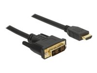 DELOCK Kabel DVI 18+1 Stecker > HDMI-A Stecker 3 m...