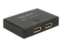 DELOCK Displayport 2 - 1 Umschalter bidirektional 4K 60 Hz