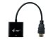 I-TEC Adapter HDMI zu VGA Aufloesung Full-HD 1920x1080/60 Hz Kabellaenge 15 cm vergoldeter HDMI-Stecker