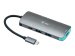 I-TEC USB C Metal Nano Docking Station 1xHDMI 4K 1xSD Kartenleser 1xmicroSD Kartenleser 3xUSB 3.0 Port 1xUSB-C PD kompatible mit TB3