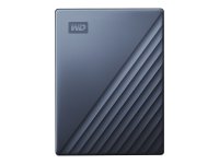 WD My Passport Ultra 4TB Blue USB-C/USB3.0 HDD 6,4cm 2,5Zoll Metal finish RTL portable extern