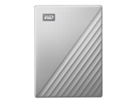 WD My Passport Ultra Mac 4TB Silver USB-C/USB3.0 HDD 6,4cm 2,5Zoll Metal finish RTL portable extern