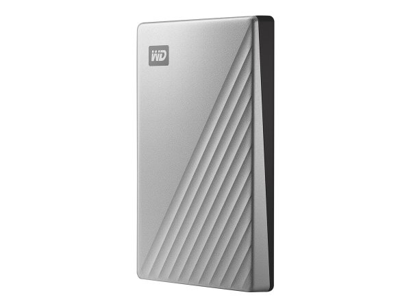 WD My Passport Ultra 1TB Silver USB-C/USB3.0 HDD 6,4cm 2,5Zoll Metal finish RTL portable extern