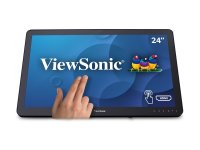 VIEWSONIC TD2430 60cm 24Zoll FHD 1920x1080 VA 10-Punkt Multitouch 200 nits VGA HDMI DisplayPort 2xUSB speakers bookstand style