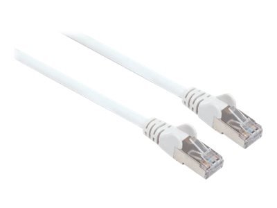 INTELLINET Netzwerkkabel Cat6 S/FTP LS0H 2m Weiss RJ-45 Stecker / RJ-45 Stecker Vergoldete Kontakte