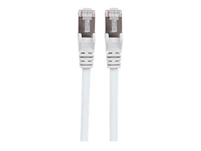 INTELLINET Netzwerkkabel Cat6 S/FTP LS0H 10m Weiss RJ-45 Stecker / RJ-45 Stecker Vergoldete Kontakte