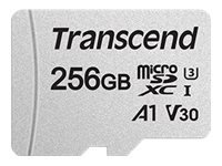 TRANSCEND 256GB microSD w/ adapter UHS-I U3 A1