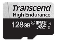 TRANSCEND 128GB microSD w/ adapter U1 High Endurance