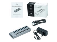 I-TEC USB 3.0 Charging HUB 10port port mit externem...