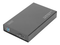 DIGITUS USB 3.0-SATA 3 SDD/HDD Enclosure 8,89cm 3,5Zoll & 6,35cm 2,5Zoll SSD/HDD Aluminum hosuing w. PSU