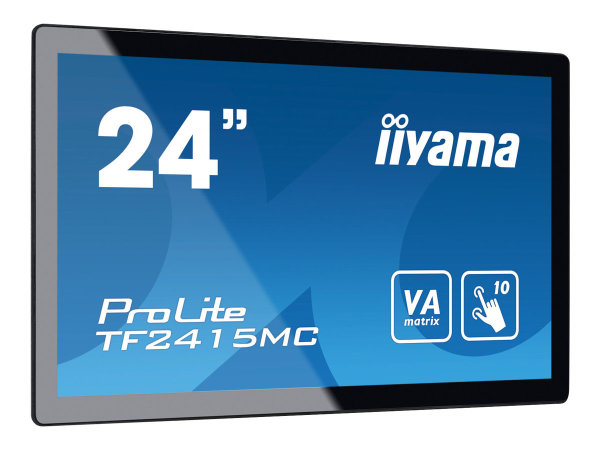 IIYAMA TF2415MC-B2 60,96cm 24Zoll 10 Points Touch Full HD Bezel Free VA