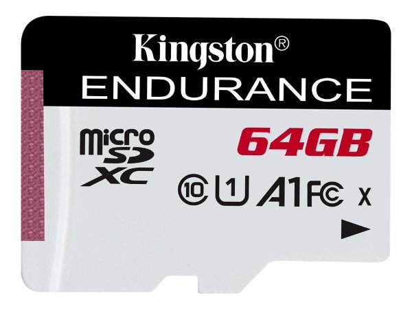 KINGSTON 64GB microSDXC Endurance 95R/45W C10 A1 UHS-I Card Only