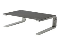 STARTECH.COM Monitor Riser Stand - For up to 32inch Monitor - Height Adjustable - Computer Monitor Riser - Steel and Aluminum