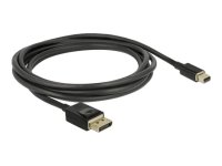 DELOCK Mini DisplayPort zu DisplayPort Kabel 8K 60Hz 2m DP 8K zertifiziert