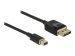 DELOCK Mini DisplayPort zu DisplayPort Kabel 8K 60Hz 2m DP 8K zertifiziert