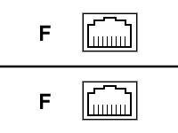 EFB Modular Kupplung Adapter Cat6 geschirmt 1:1 RJ45 8P8C Metallgehaeuse