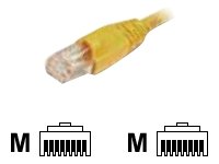 EFB RJ45 Patchkabel S/FTP Cat.6 LSZH 0.5m GELB reines Kupfer Laengenaufdruck auf Knickschutztuelle patentiert