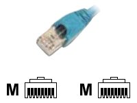 EFB RJ45 Patchkabel S/FTP Cat.6 LSZH 0.5m BLAU reines Kupfer Laengenaufdruck auf Knickschutztuelle patentiert