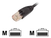 EFB RJ45 Patchkabel S/FTP Cat.6 LSZH 0.5m SCHWARZ reines Kupfer Laengenaufdruck auf Knickschutztuelle patentiert