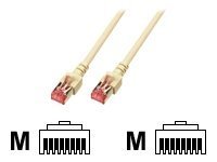 EFB RJ45 Patchkabel S/FTP Cat.6 LSZH 1,5m GRAU reines Kupfer Laengenaufdruck auf Knickschutztuelle patentiert