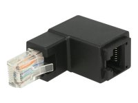 DELOCK Adapter RJ45 Stecker gewinkelt > RJ45 Buchse...