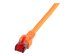 EFB RJ45 Patchkabel S/FTP Cat.6 LSZH 50m ORANGE reines Kupfer Laengenaufdruck auf Knickschutztuelle patentiert