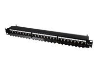 EFB Patchpanel STP 24xRJ45 Cat6A Class EA 48.26cm 19Zoll...