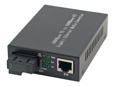 EFB Medienkonverter Gigabit Ethernet RJ45 auf Multimode SC 1000SX 550m inklusive Netzteil