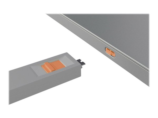 LINDY USB Typ C Port Schloss orange