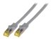 EFB Patchkabel Cat6a S/FTP LSZH mit Cat7 Rohkabel 20m GRAU 10 Gigabit Ethernet 600MHz 4x2xAWG26/7 Flammwidrig Raucharm