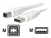 EFB USB2.0 Anschlusskabel Typ A Stecker auf Typ B Stecker Classic Grau 1.8m