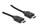 MANHATTAN Ultra High Speed HDMI-Kabel 8K60Hz HEC Dynamic HDR VRR QMS QFT ALLM eARC 3D HDMI-Stecker auf Stecker geschirmt 1m schwarz