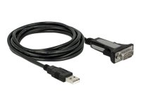 DELOCK Adapter USB Typ-A zu 1xSeriell RS-232 DB9 3m