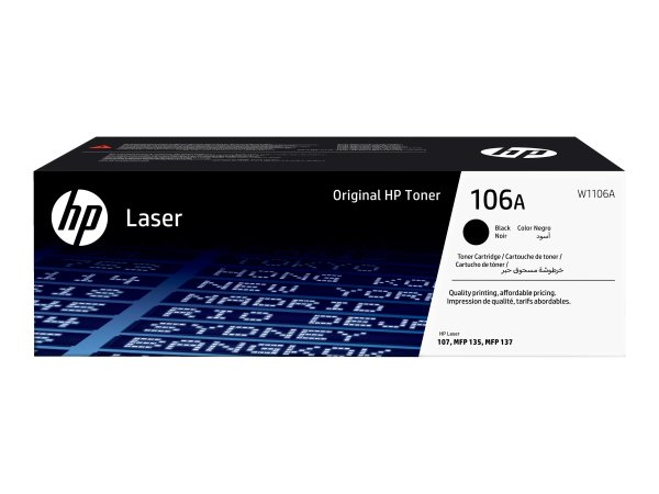 HP 106A Black Original Laser Toner Cartridge