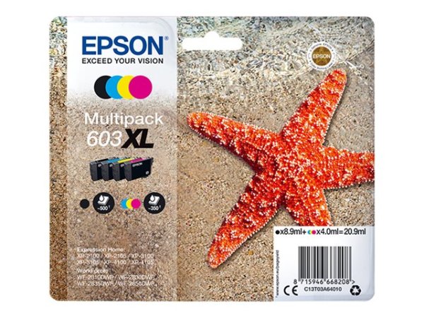 EPSON 1LB Multipack 4-colours 603XL Ink w/s